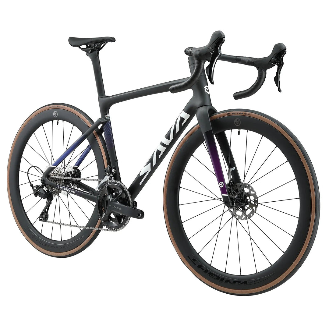 Full carbon road bike|SAVA Hawkeye7.2 F20-night purple