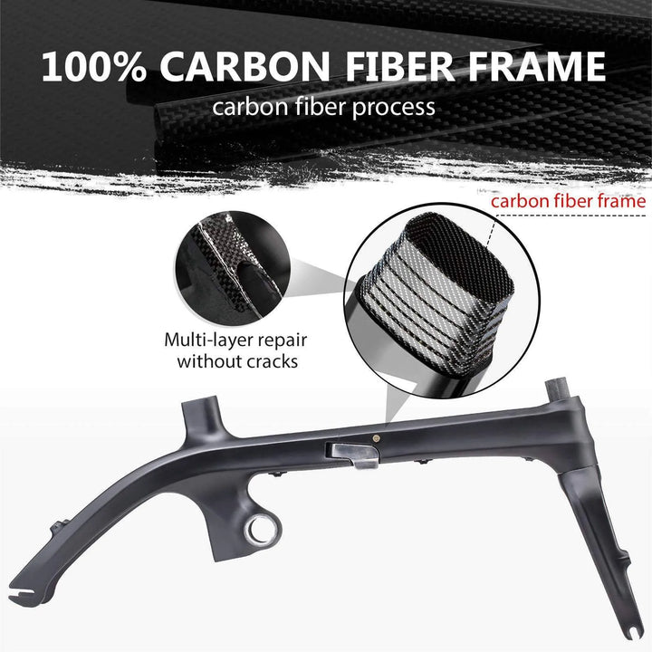 14 Inch SAVA Z0 Carbon Fiber Folding Bike - SAVA Carbon Bike