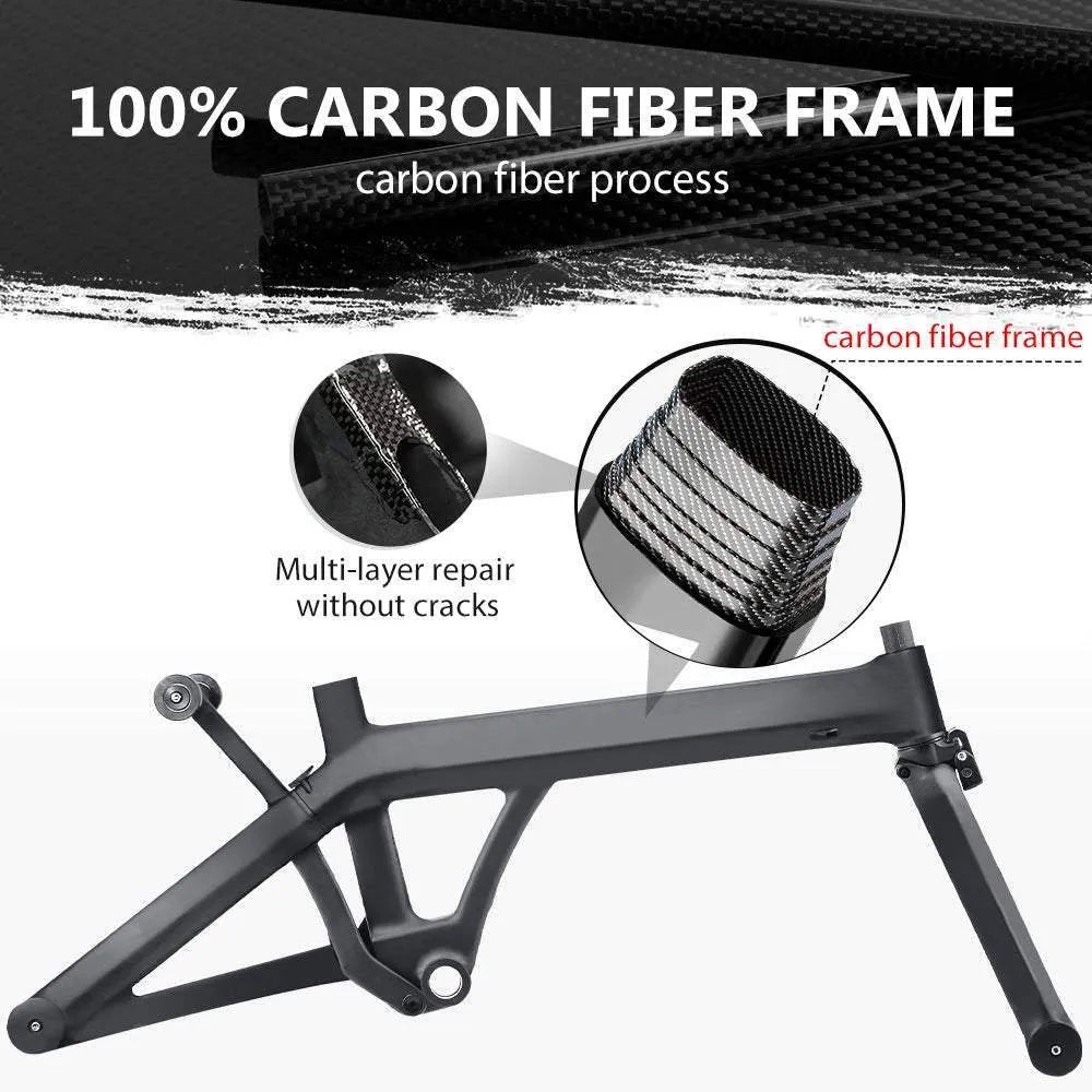 20 Inch SAVA Z3 Carbon fiber Folding Bike 9Speed - SAVA Carbon Bike