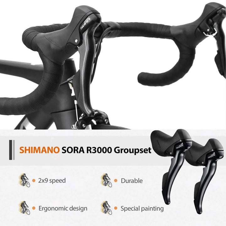 2023 SAVA AURORA V3.0 Carbon Road Bike 18 Speed - SAVA Carbon Bike
