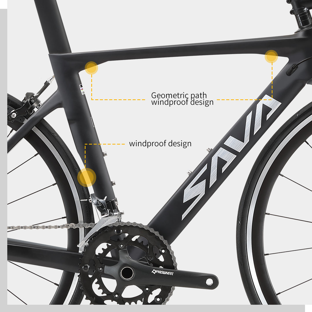 Aerodynamic carbon fiber frame