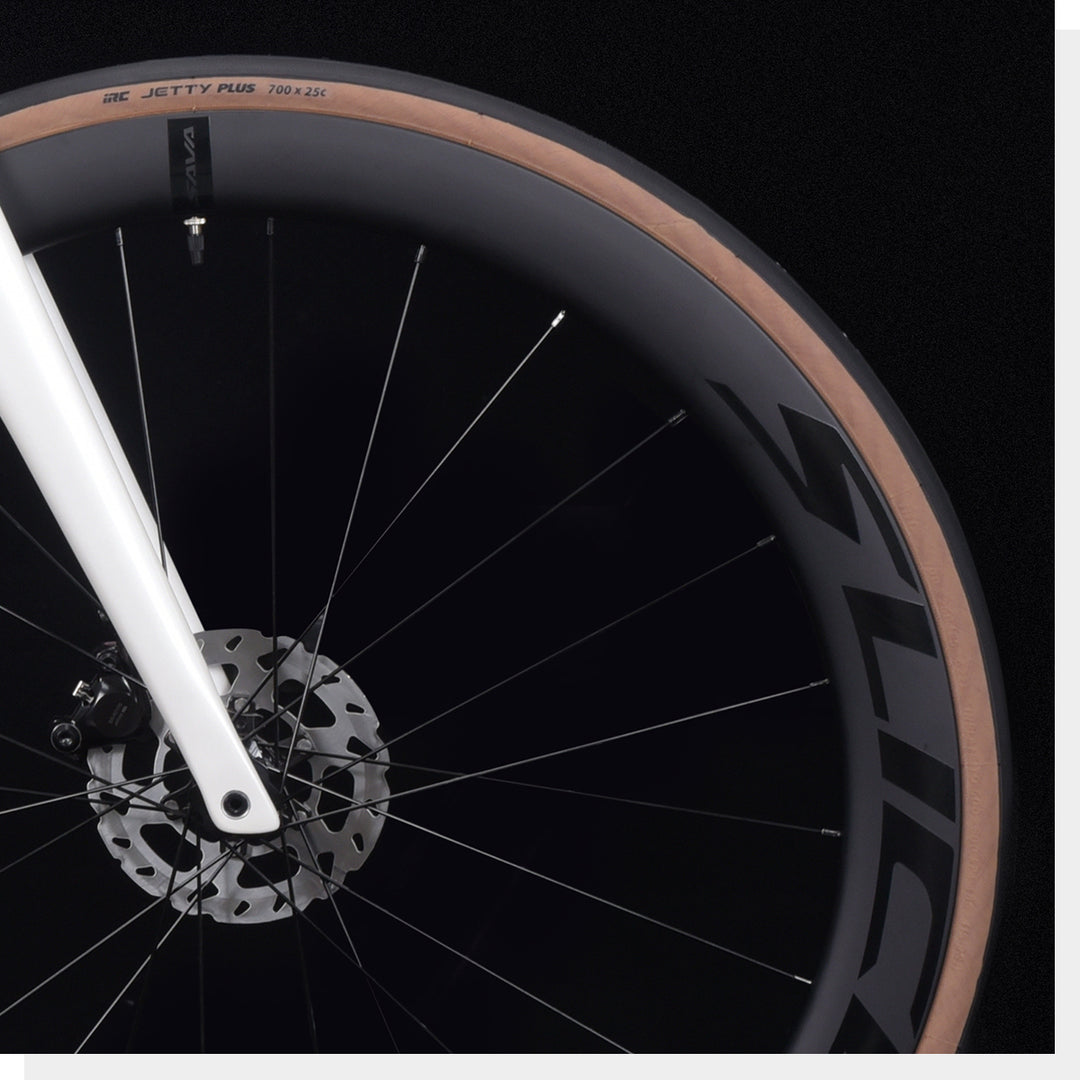 Carbon fiber front and rear wheelsets