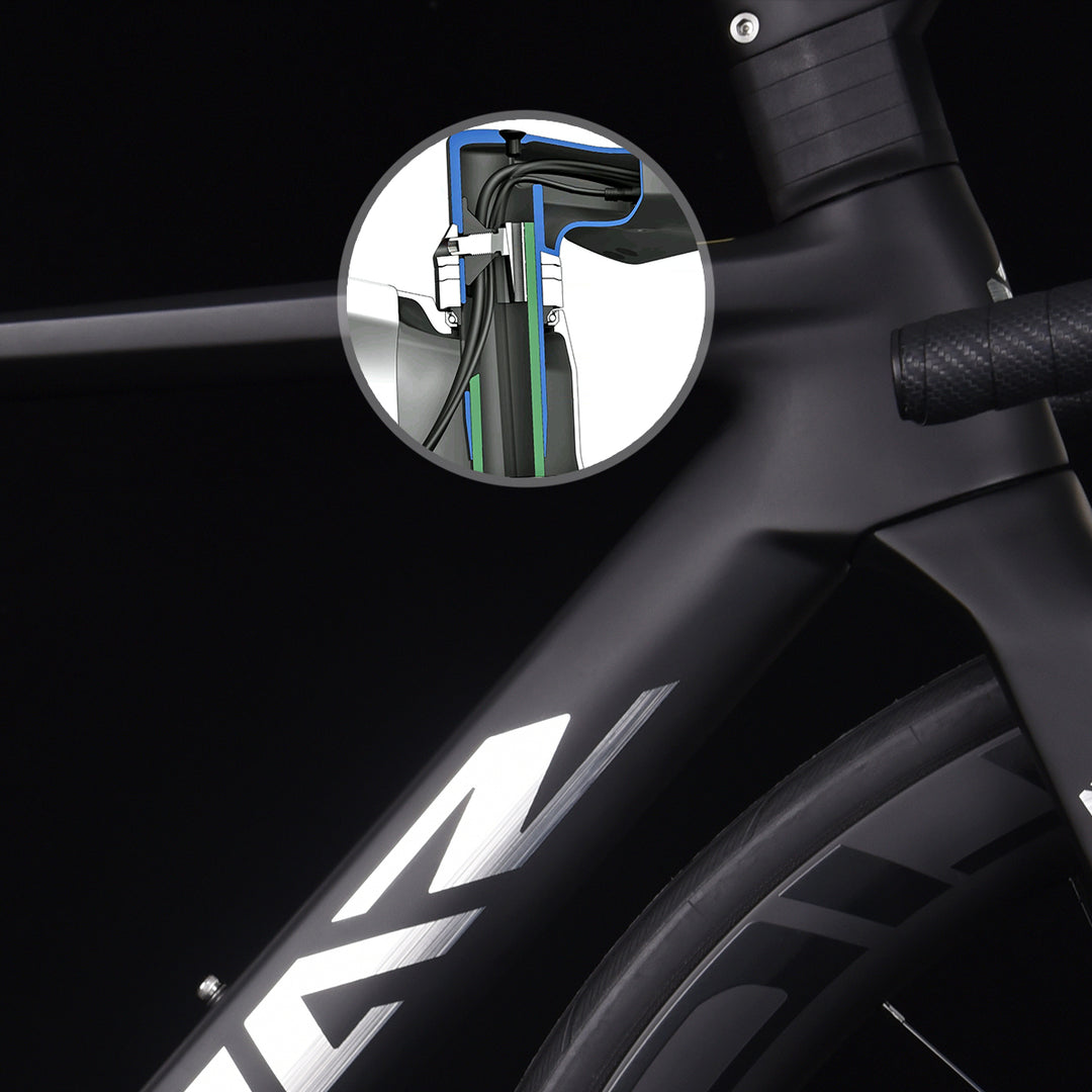 full internal cable routing design