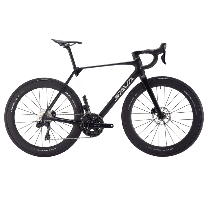 SAVA AeroX SLR7 105 Di2 Carbon Road Bike 24 speed-Dura Ace Carbon Wheesets -Black