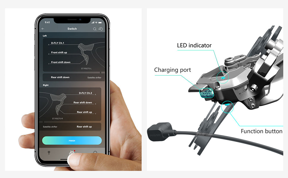 Electronic shifting system