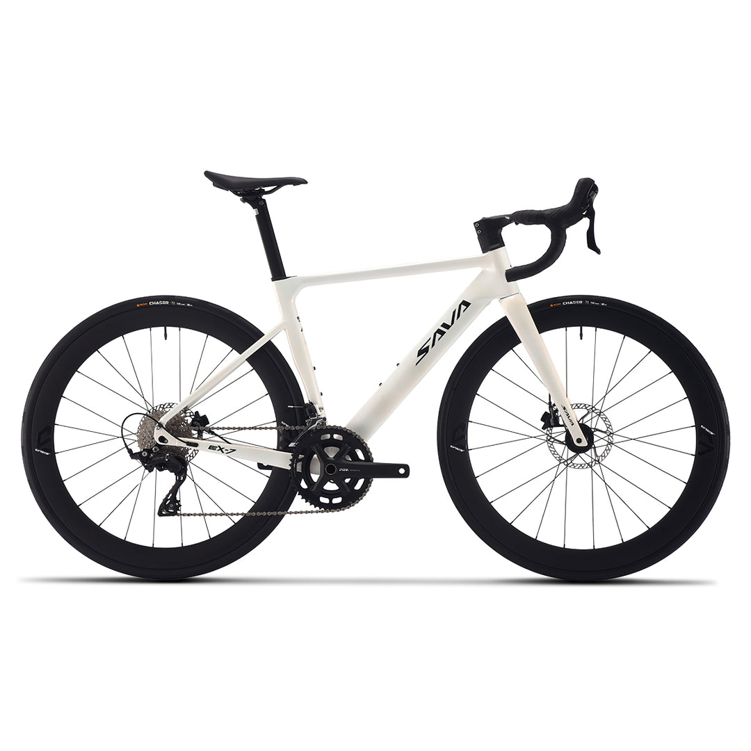 SAVA EX7-S Disc Brake Road Bike-White