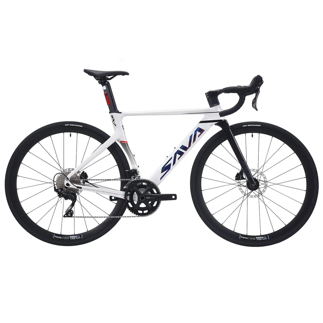 EX7 ST7000 Aluminum Road Bike-White