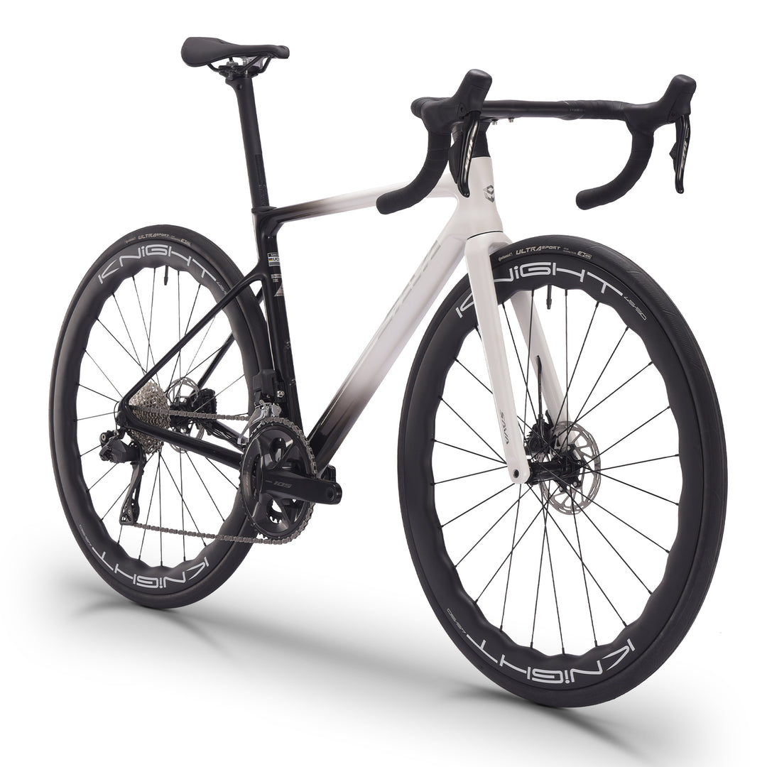 SAVA Falcon SLR7|full integrated hanldlebar|lightweight carbon bike|panda color