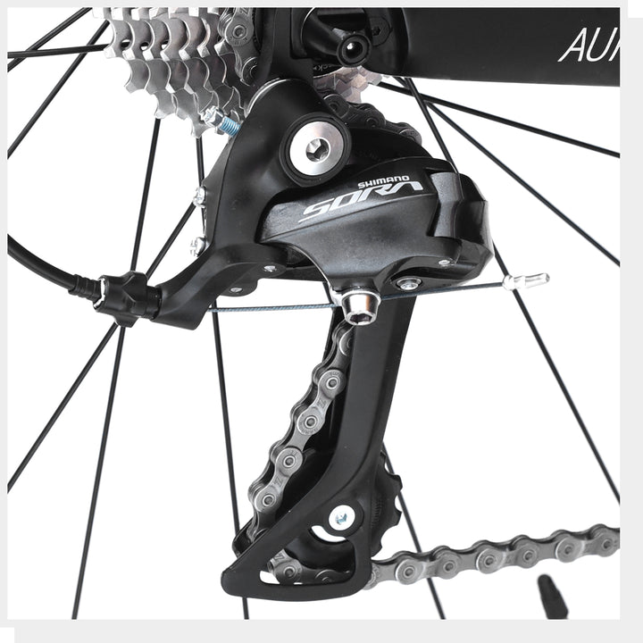 Bicicleta de carretera de fibra de carbono SAVA Warwind3.0 Shimano Sora R3000 18 velocidades
