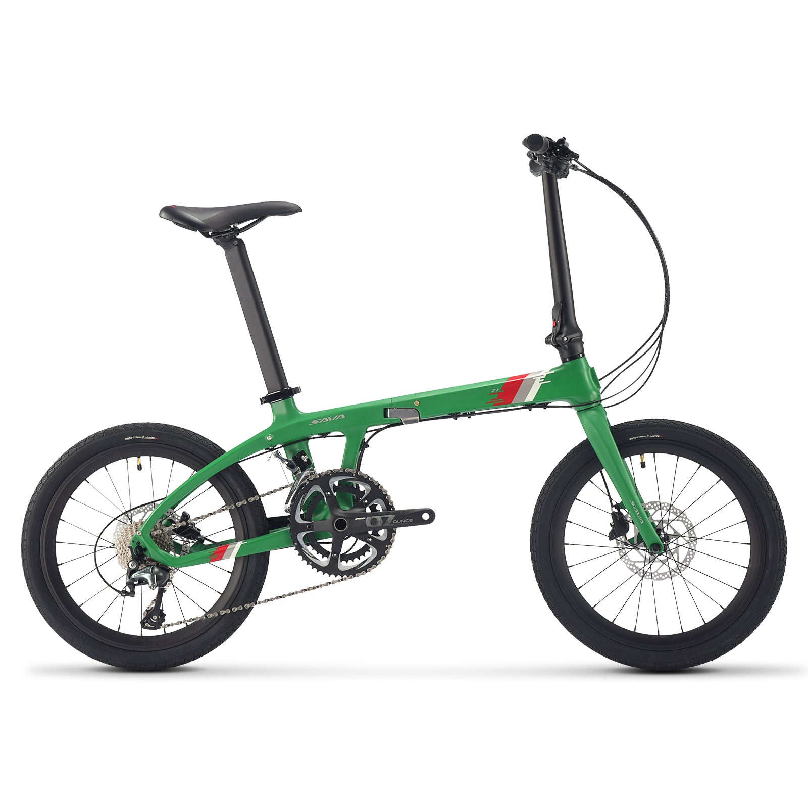 SAVA Z1 カーボン折りたたみ自転車 Shimano 4700 ディスク
