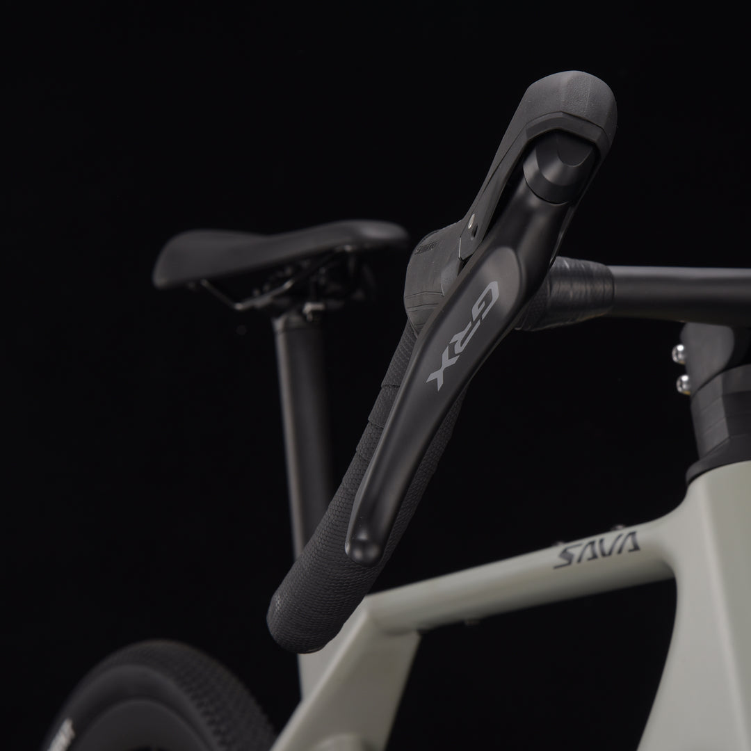 SAVA Gelaro S6-GRX600 Carbon Gravel Bike|GRX600 Shiter levers
