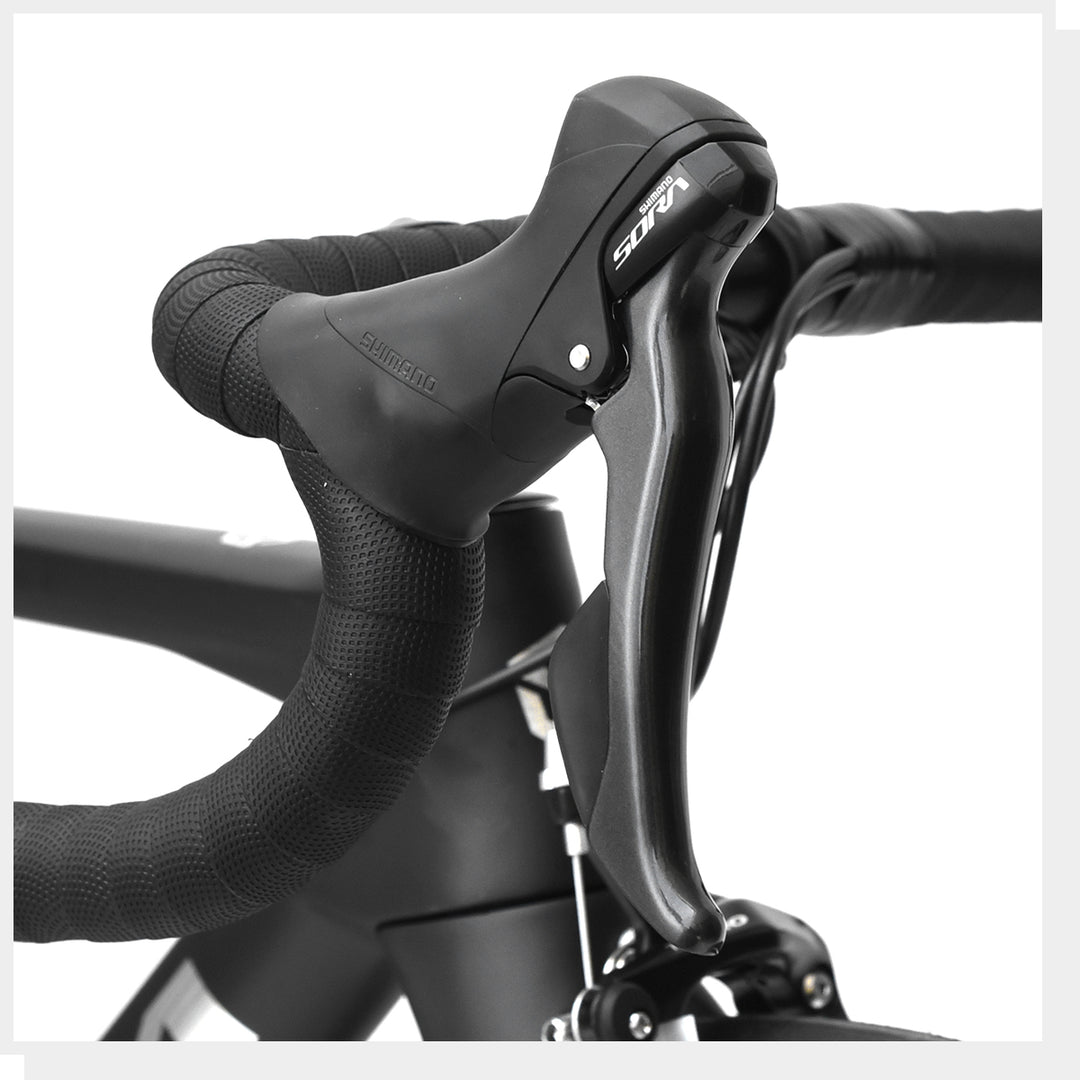 Bicicleta de carretera de fibra de carbono SAVA Warwind3.0 Shimano Sora R3000 18 velocidades