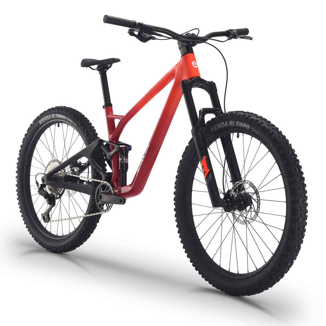 The cheap full suspension mountain bike online-sava titan612-fiery orange