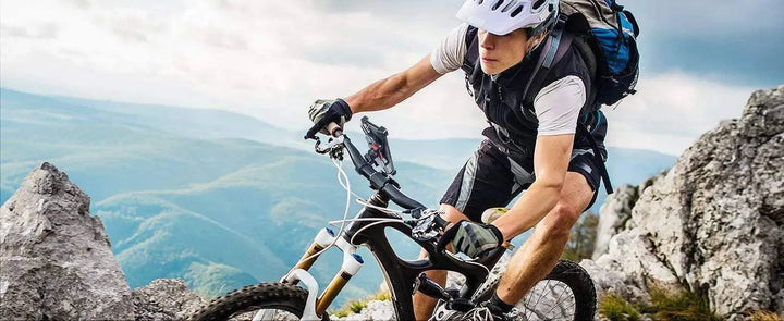 Bike Handlebar Phone Holder Aluminum Alloy Bicycle Phone Mount - SAVA Carbon Bike