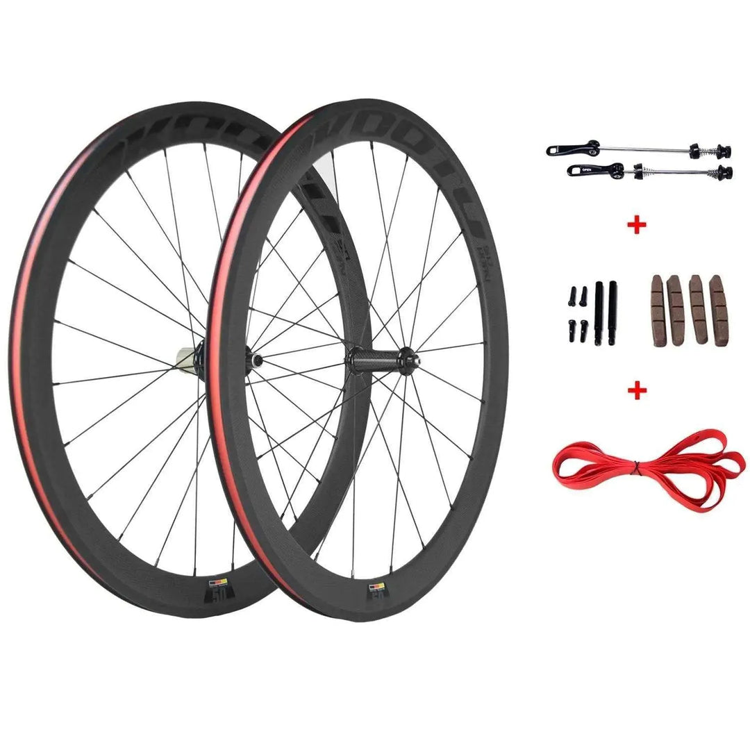 Carbon Road Bike Rims 50mm Depth Wheels 700C Carbon Wheelset - SAVA Carbon Bike