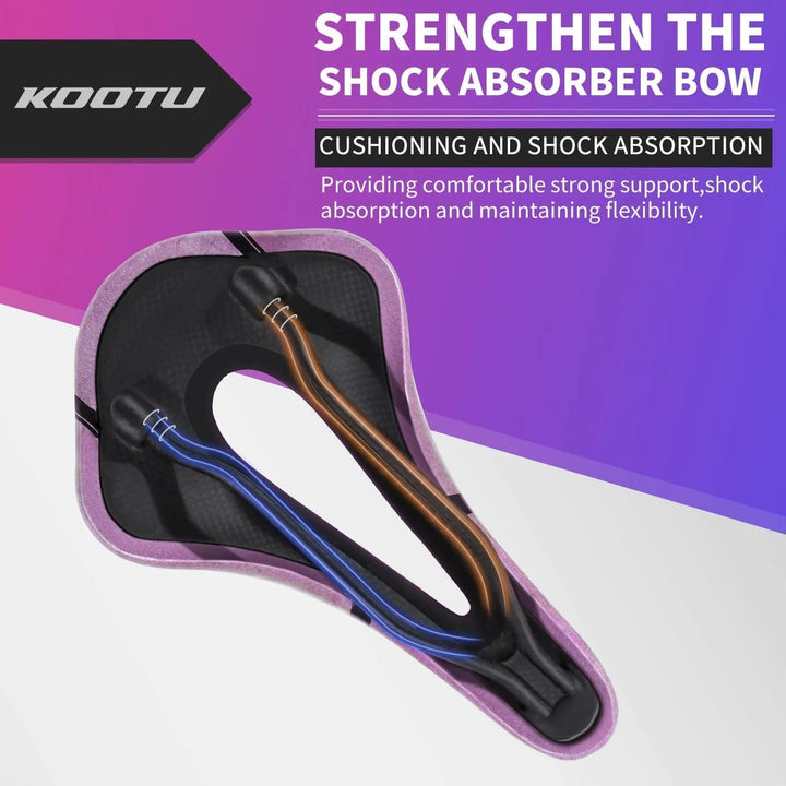 Comfortable Bike Seat Lightweight 3K Full Carbon Saddle Cushion - SAVA Carbon Bike