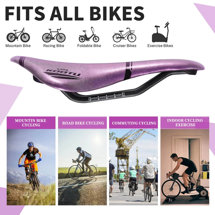 Comfortable Bike Seat Lightweight 3K Full Carbon Saddle Cushion - SAVA Carbon Bike