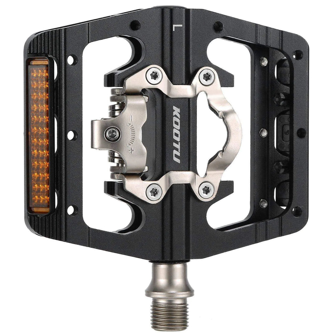Mountain Bike Pedals 9/16" Crank With Lock Pedal And Flat Pedals - SAVA Carbon Bike