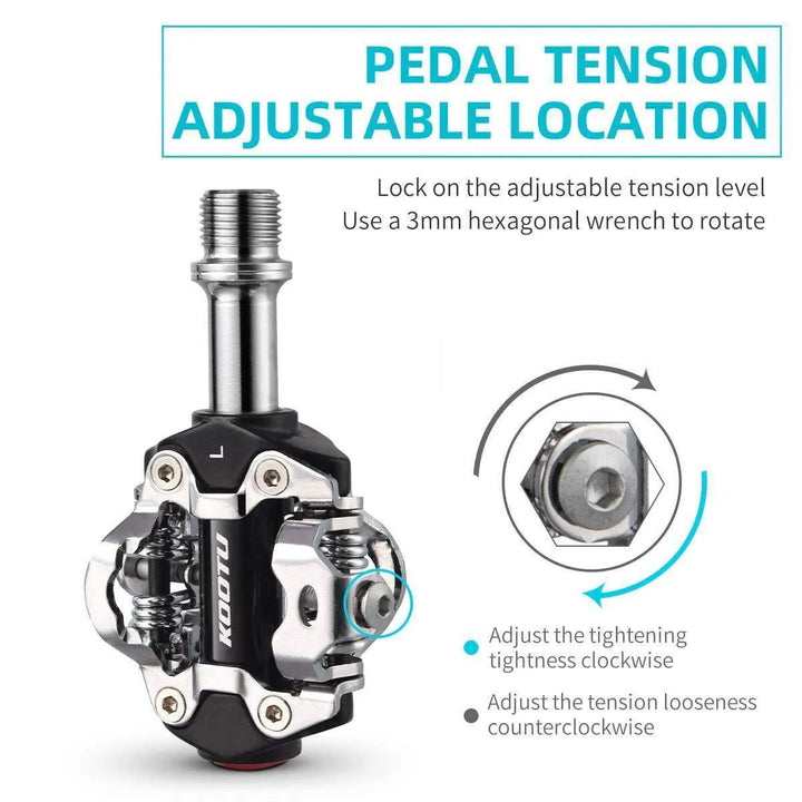 Mountain Bike SPD Clip Pedals Self-Lock System Pedals For Mtb - SAVA Carbon Bike