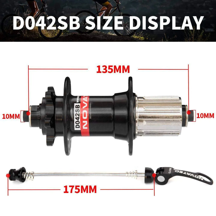 Novatec Mountain Bike Hubs 32-hole Compatible With 8/9/10/11 Speed - SAVA Carbon Bike