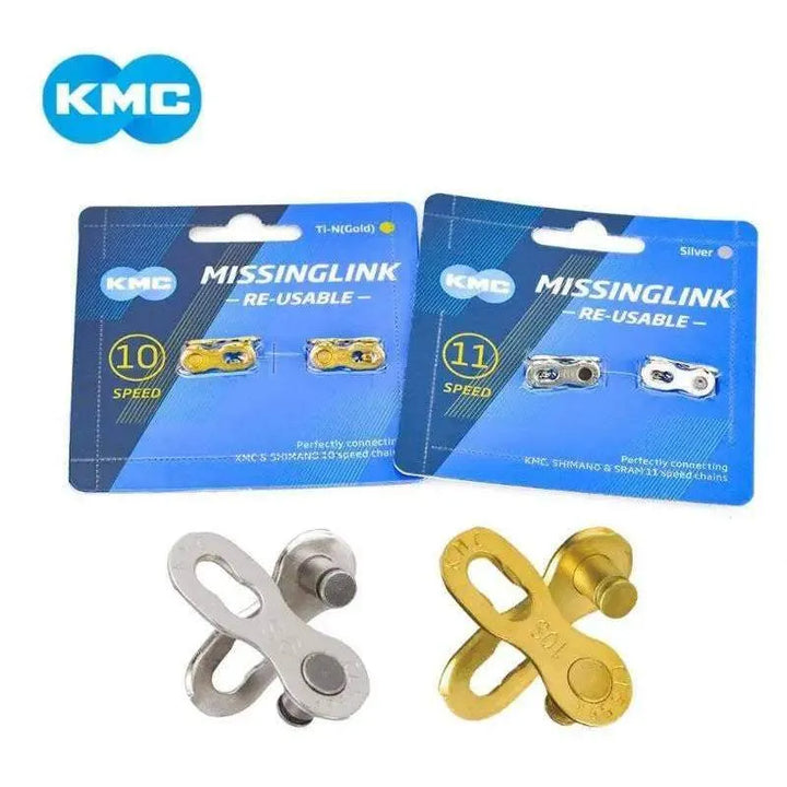 One Pair KMC Bicycle Chain Buckle 9/10/11/12 Speed Gold Bike Links - SAVA Carbon Bike