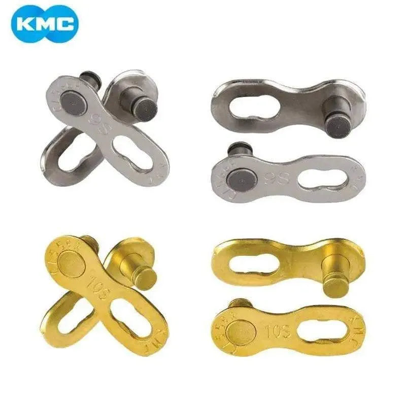 One Pair KMC Bicycle Chain Buckle 9/10/11/12 Speed Gold Bike Links - SAVA Carbon Bike