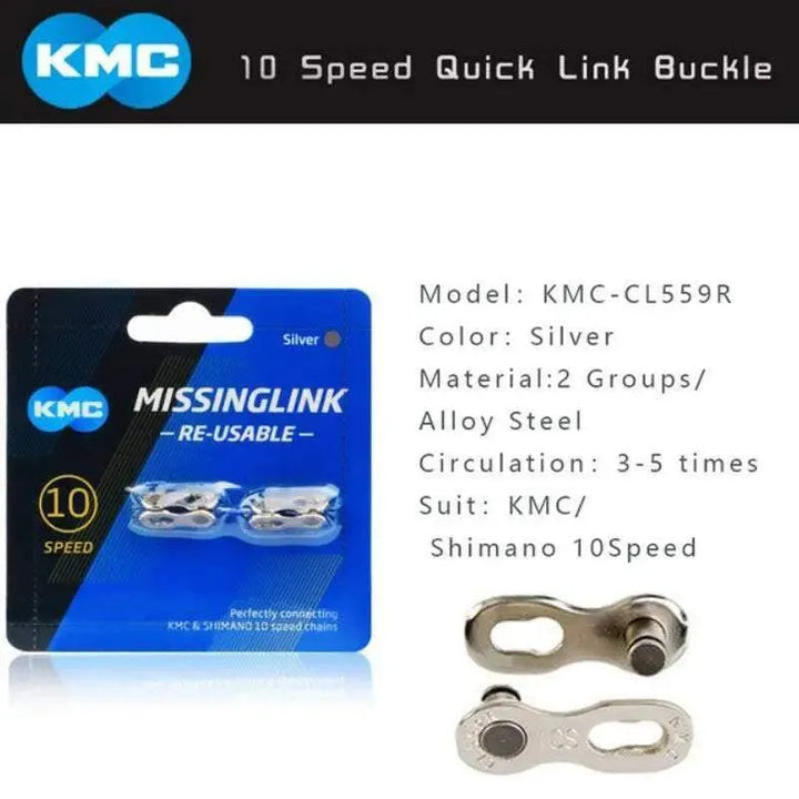 One Pair KMC Bicycle Chain Buckle 9/10/11/12 Speed Gold Bike Links - SAVA Carbon Bike