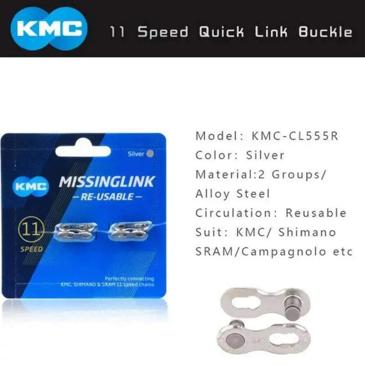 One Pair KMC Bicycle Chain Buckle 9/10/11/12 Speed Gold Bike Links - SAVA Carbon Bike