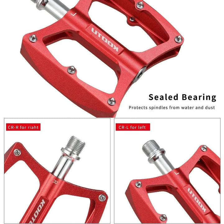 Platform Mountain Bike Pedals Aluminum 9/16" Flat Mtb Pedals - SAVA Carbon Bike