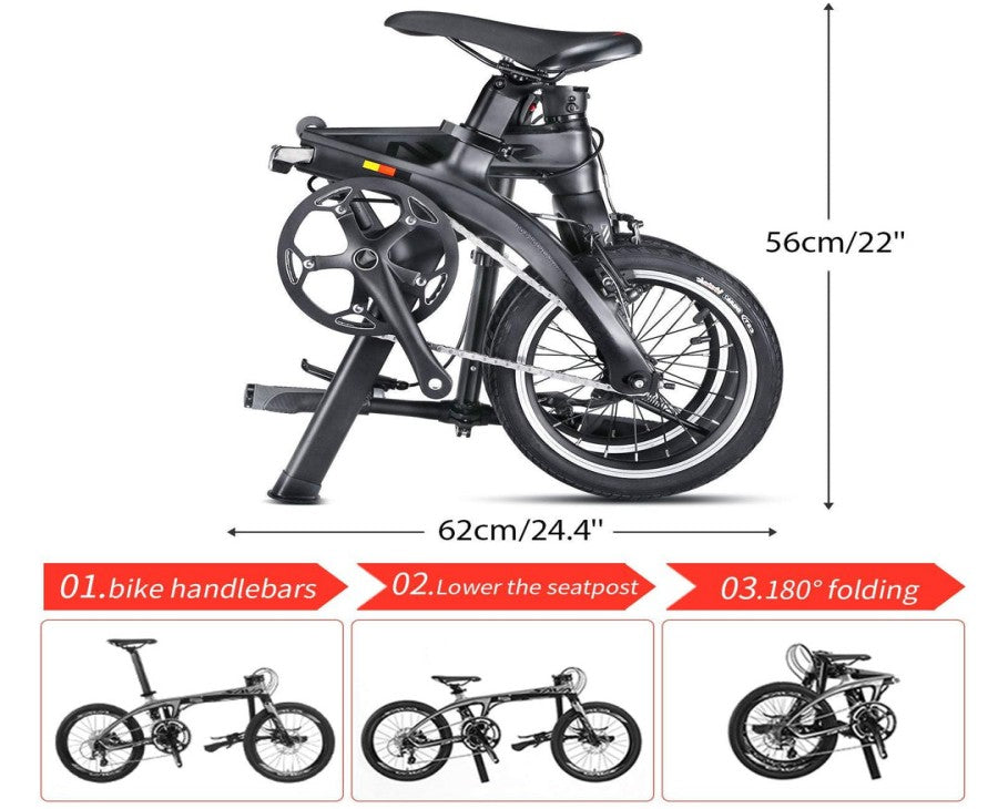 easy to fold-sava z0 folding bike