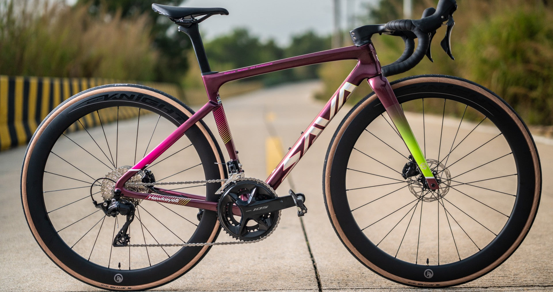 Bicicleta de carretera de carbono SAVA