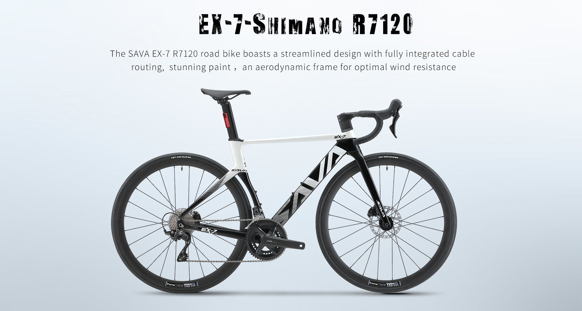 EX7 SL R7120 hydraulic disc brake road bike