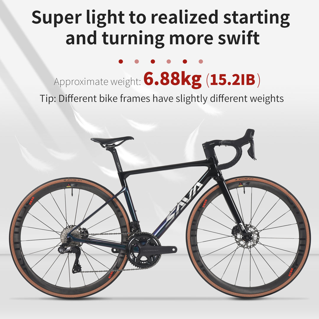 6.88kg sava electronic shifting carbon road bike