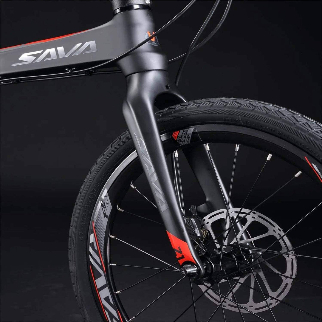 20 Inch SAVA Z1 Carbon Folding Bike 20 Speed - SAVA Carbon Bike