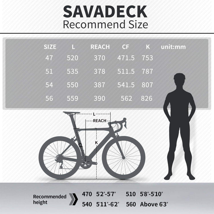 2023 SAVA AURORA V7.0 Carbon Road Bike - SAVA Carbon Bike