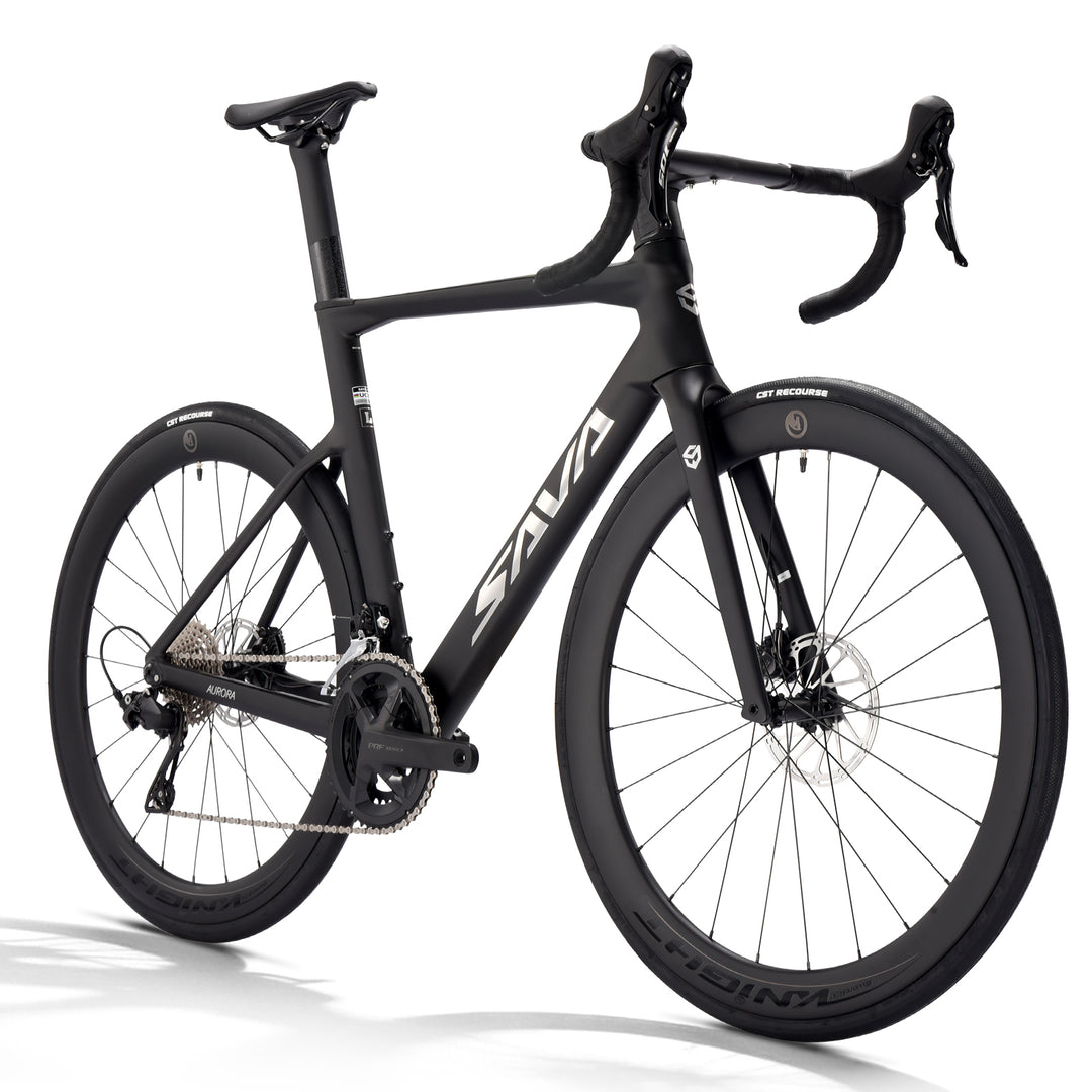SAVA AK105 Full Carbon Racing Bike 24 Speed -Hydraulic-Shimano 105 R7120, Gray / 54cm(L)(5'11
