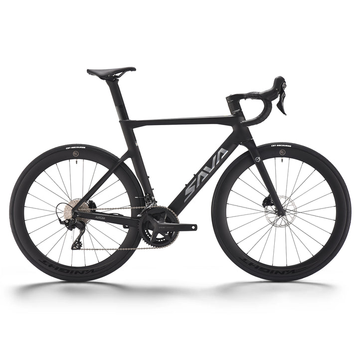 2026 SAVA A7L PRO 105 R7120 carbon road bike black side profile main product image