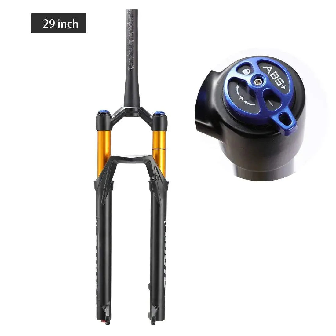 YOJOLO MTB Fork 27.5/29 Inch Mountain Bike Air Suspension Forks Travel 140mm DH/AM Bicycle Front Fork Rebound Adjust 1-1/2'' Tapered Thru Axle 15x110m YOJOLO MTB Fork 27.5⁄29 Inch Mountain Bike Air Suspension Forks