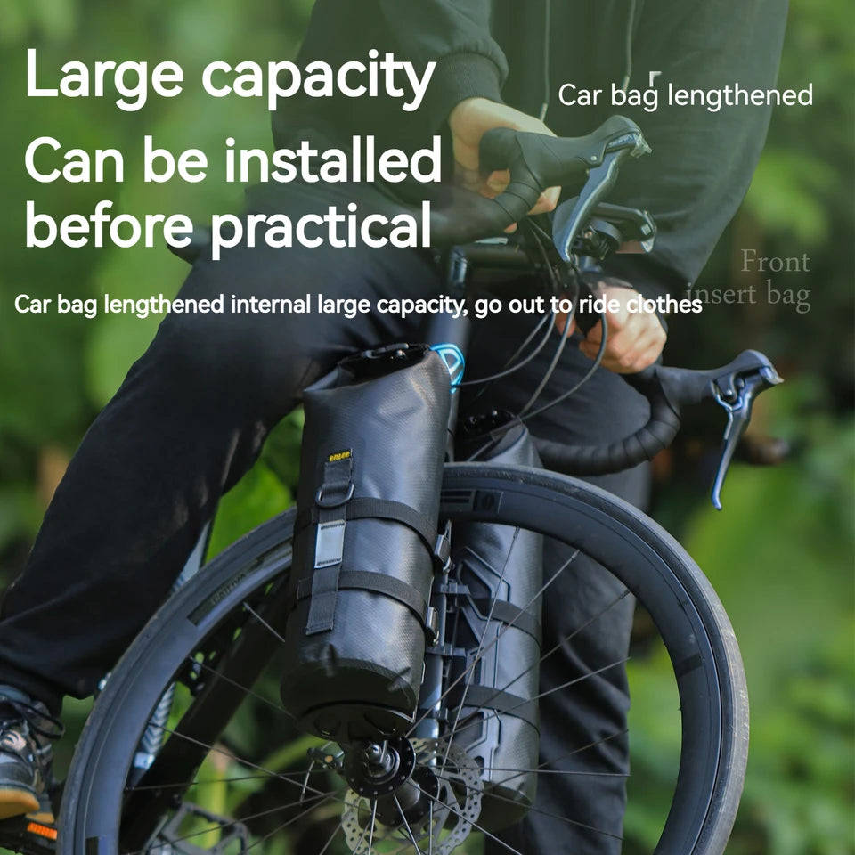 Waterproof Front Fork Bag 8.5L Black