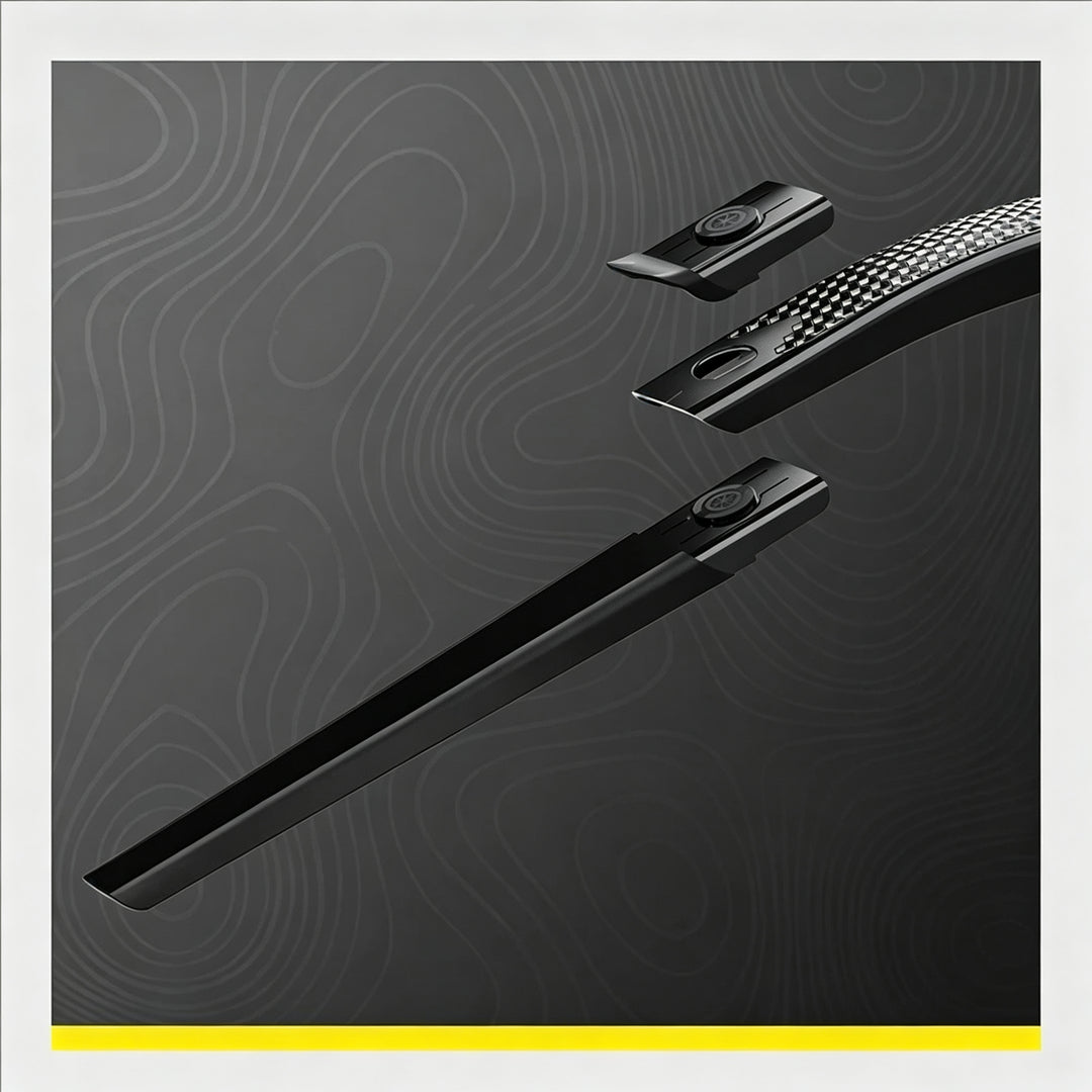 ENLEE road bike quick-release fender with textured finish and mounting bracket details.