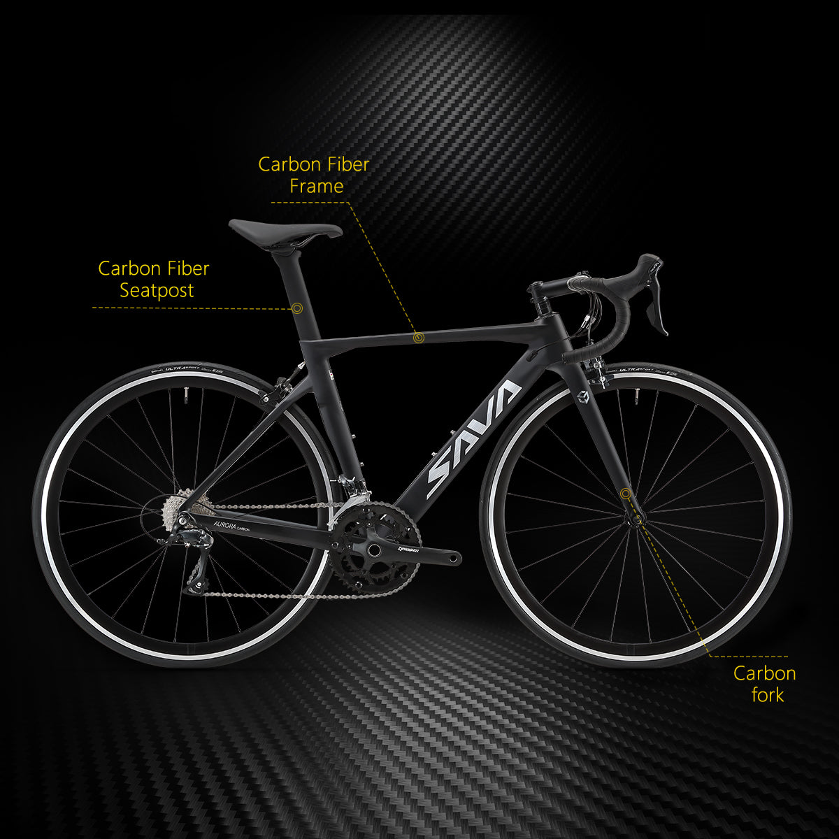 SAVA ロードバイク Lightweight 700C Carbon Fiber Bike|A7 SL – SAVA Carbon Bike