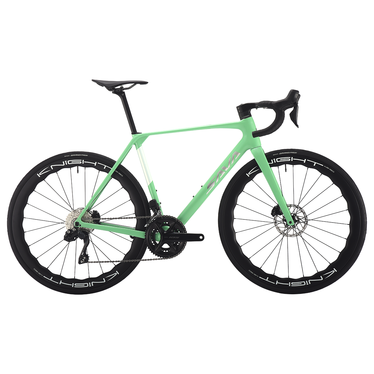 Sava bicicleta de estrada de carbono completo integrado guiador de carbono dura ace di2 24 velocidades bicicleta de corrida