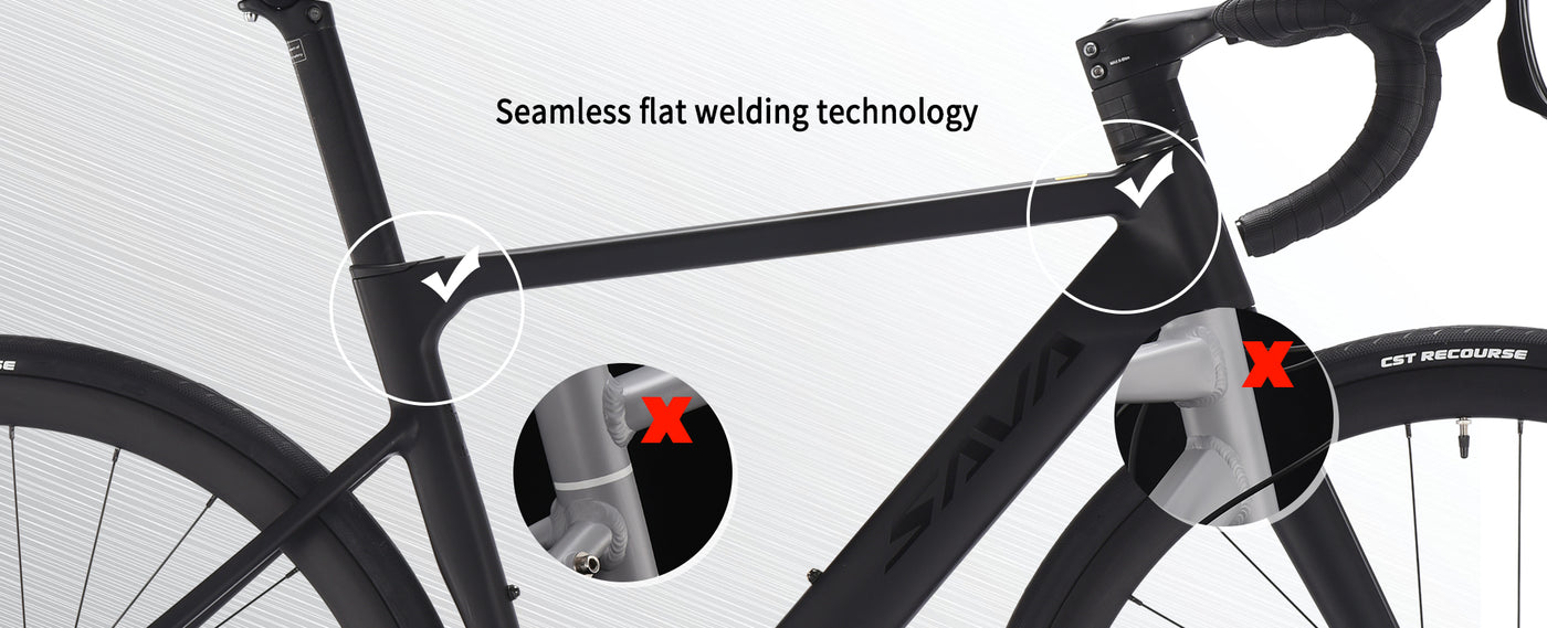 Aerodynamic Aluminum Frame with Premium Welding Craftsmanship