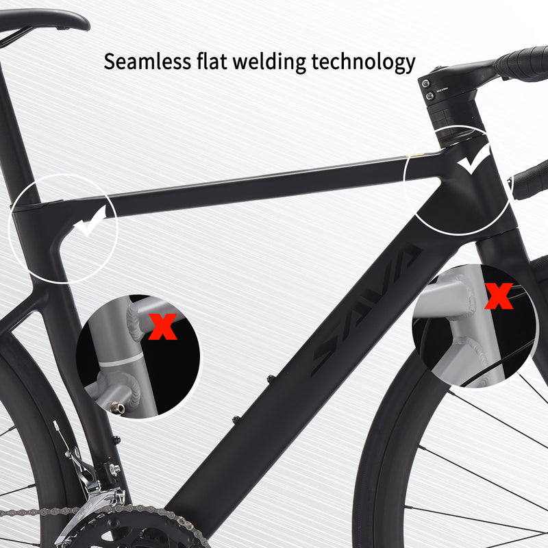 Aerodynamic Aluminum Frame with Premium Welding Craftsmanship