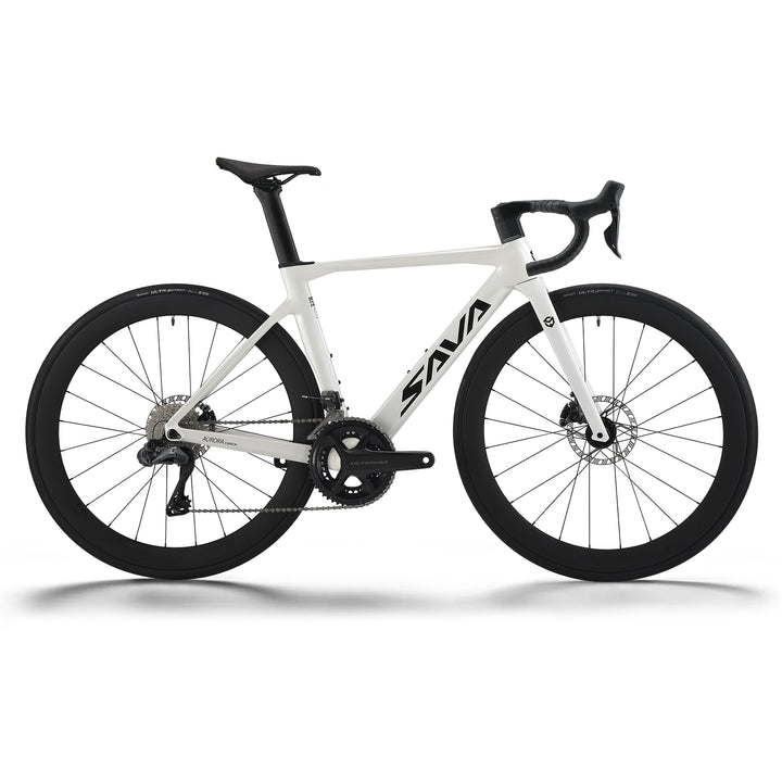Aurora R8 Ultegra Di2 Full Carbon Road Bike-White