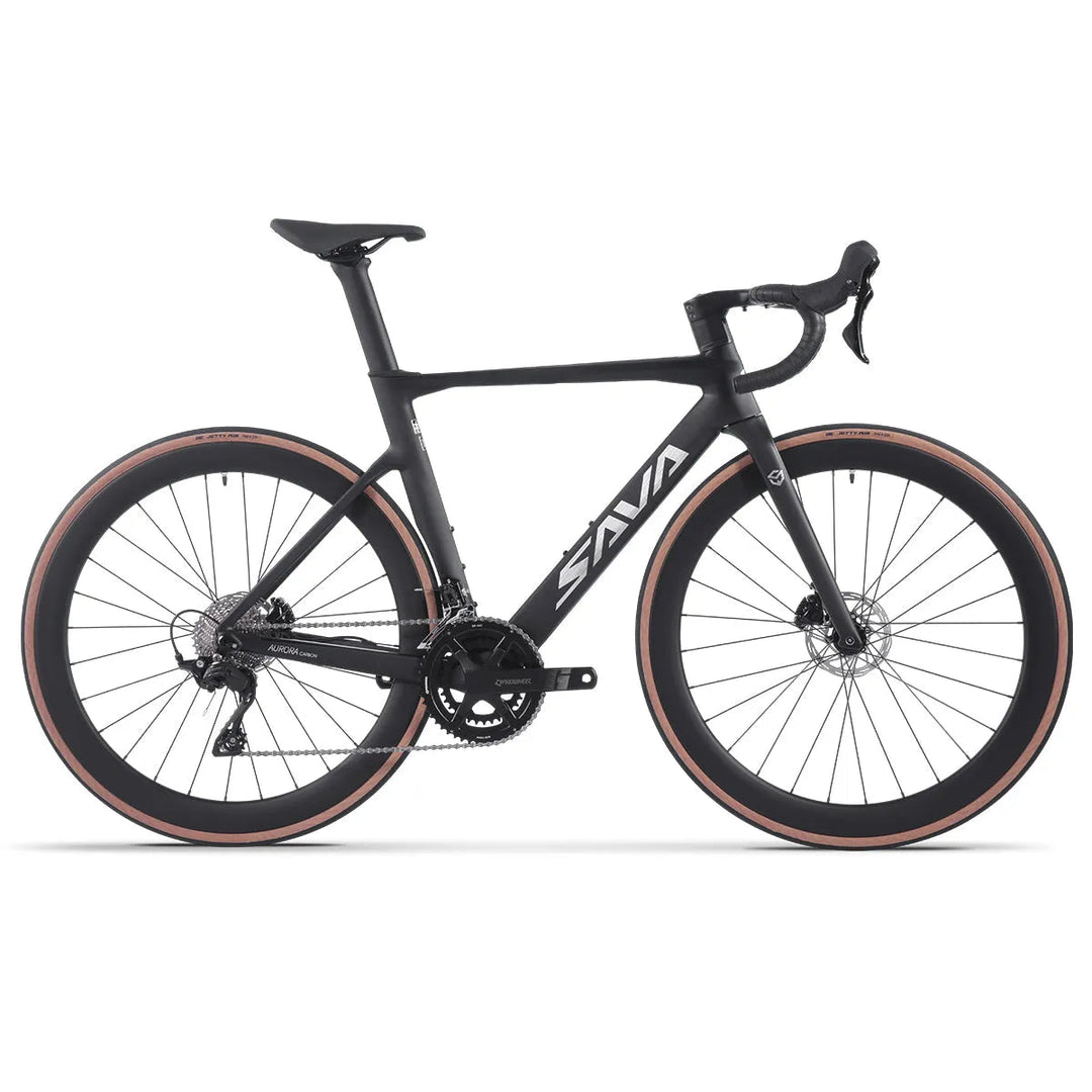 Bicicleta Ocasión Negro Rojo SAVA Phantom3.0 Carbon Road Bike 22 Velocidades