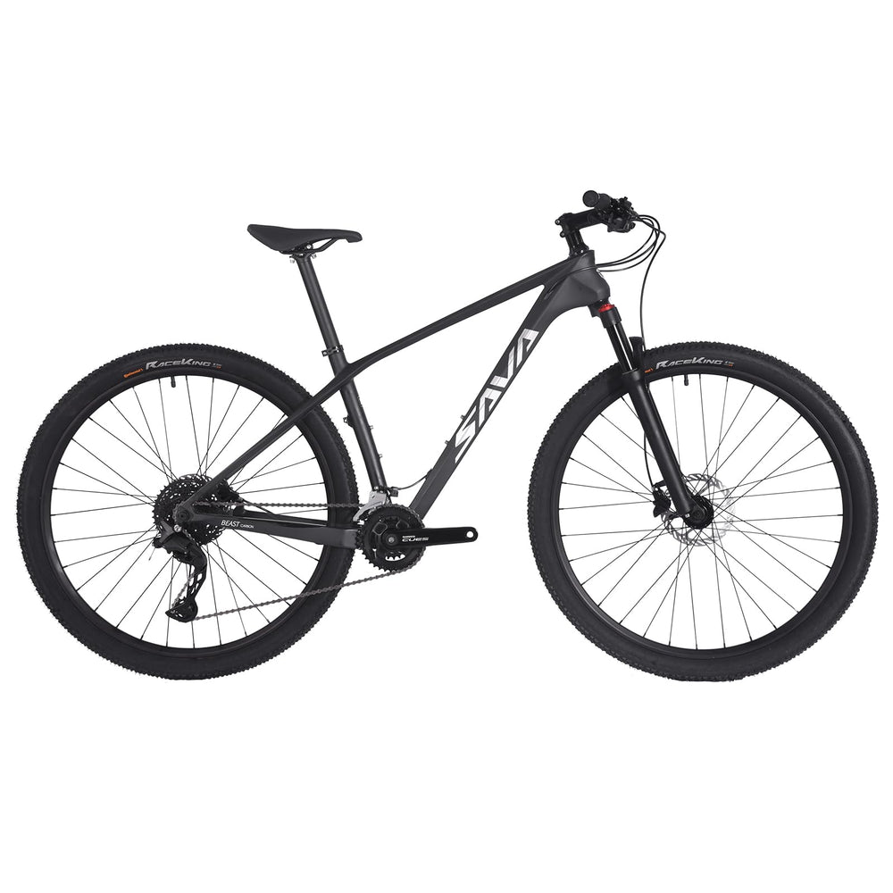 2023 SAVA BEAST U4.0 Carbon Hardtail Mountain Bike 20 Speed-Black