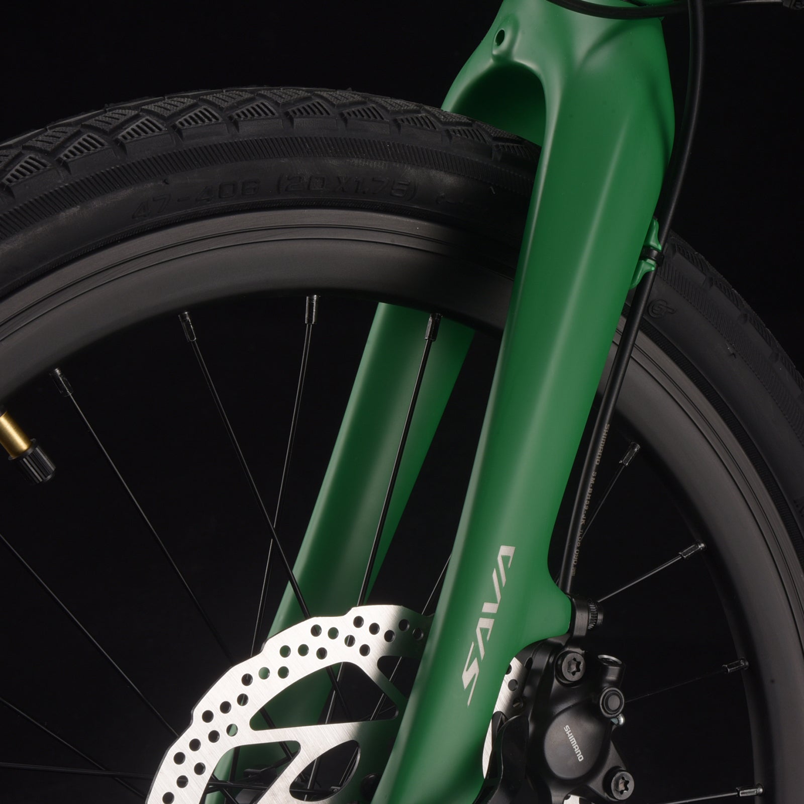 折りたたみカーボン製自転車 SAVA Z1 油圧ディスクブレーキ 写真変更有り 20 Inch Z1 Carbon Folding Bike 20S - Advanced Gear System