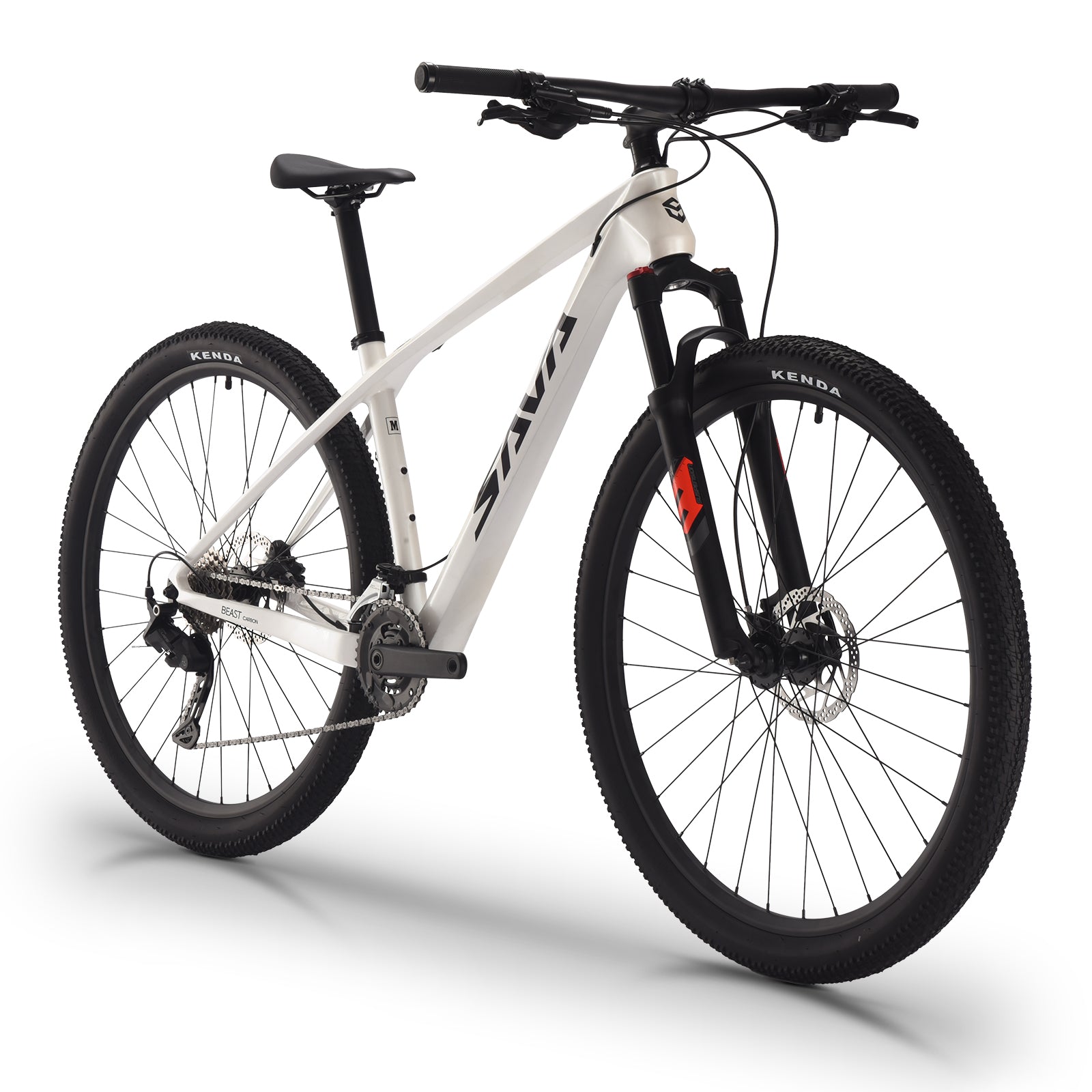 SAVA DECK2.0 carbon mtb bike-white