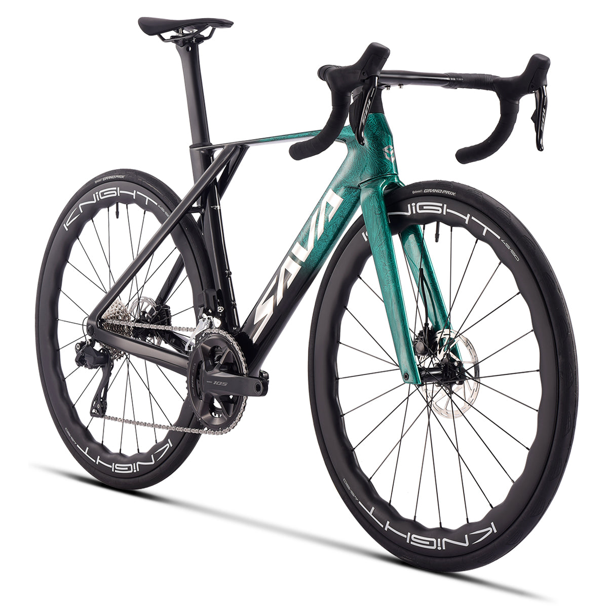 SAVA Blade SLR7 W45 electronic shifting carbon road bike-blue